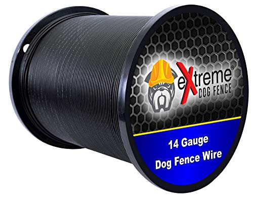 Professioneller elektrischer Hundezaundraht – robuster direkter Erdbegräbnisdraht – hält den Elementen auf jedem verdrahteten unterirdischen Hundezaun stand – 700 m, Pro Grade 14 Gauge von Extreme Dog Fence