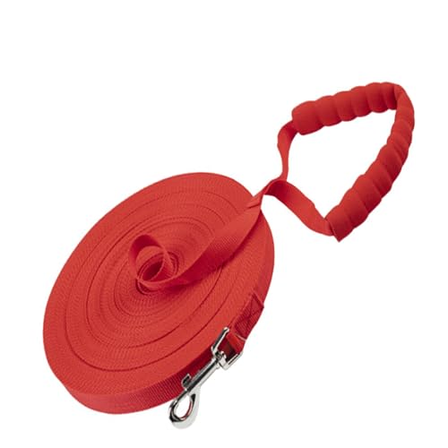 Eyeleaf Trainingsleine für Hunde (Rot, 10 Meter) von Eyeleaf
