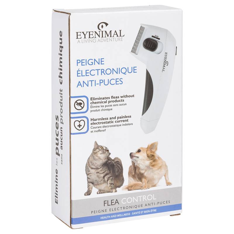 EYENIMAL Flea Control Flohkamm - L 16,5 x B 8 x H 3 cm von Eyenimal
