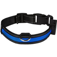 Eyenimal LED-Leuchthalsband - blau - Halsumfang 50 - 65 cm, B 25 mm (Gr. L) von Eyenimal