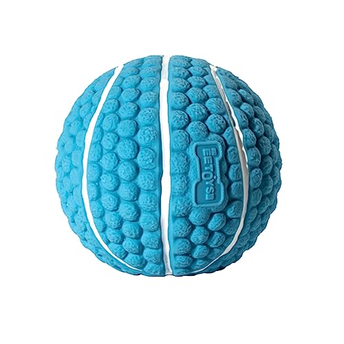 Eyiara Kauspielzeug für Hunde, Quietschbälle, Volleyball, Fußball, Basketball für mittelgroße und kleine Hunde, Geräuschspielzeug, Kauspielzeug, Latexbälle-BB-L von Eyiara