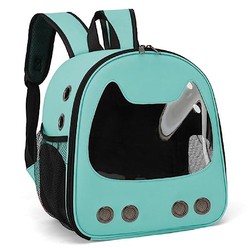 Eyiara Tragbare Tragetasche Klarsichtfenster Rucksack Faltbarer Katzen Haustier Rucksack Hunde Universal Reisetasche Paket Atmungsaktive Tasche von Eyiara