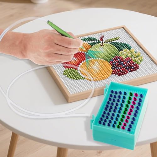 Eyoulife Elektrischer Stift mit Vakuum Pumpe Diamant Painting Zubehör Set mit Pipette USB Ladeanschluss für Setzen Diamant (Stil 3) von Eyoulife