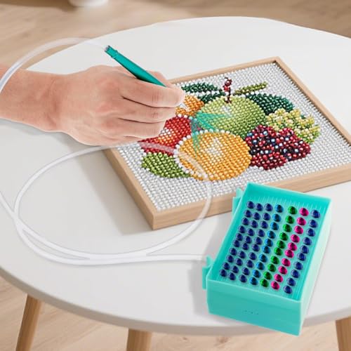 Eyoulife Elektrischer Stift mit Vakuum Pumpe Diamant Painting Zubehör Set mit Pipette USB Ladeanschluss für Setzen Diamant (Stil 1) von Eyoulife