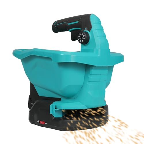 Akku Düngerstreuer für Makita 18V Batterie,Akku Universalstreuer 3,3 L mit 6-stufige Drehzahlregulierung,8-stufige Streumengenregulierung,140° Streuwinkel für Dünger,Saatgut und Streusalz(Ohne Akku) Akku Düngerstreuer für Makita 18V Batterie,Akku Universalstreuer 3,3 L mit 6-stufige Drehzahlregulierung,8-stufige Streumengenregulierung,140° Streuwinkel für Dünger,Saatgut und Streusalz(Ohne Akku) von Eznaobo