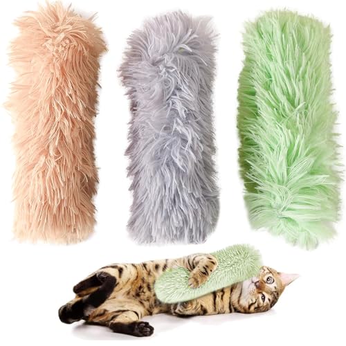 Ezranova 3 Packung Catnip Spielzeug für Indoor Erwachsene Kätzchen, Interaktive Katze Zähne Spielzeug mit Catmint, Built-in Catnip und Sound, Crinkle Kissen Plüsch für Indoor-Katzen Scratch Kauen Zähn Ezranova 3 Packung Catnip Spielzeug für Indoor Erwachsene Kätzchen, Interaktive Katze Zähne Spielzeug mit Catmint, Built-in Catnip und Sound, Crinkle Kissen Plüsch für Indoor-Katzen Scratch Kauen Zähn von Ezranova