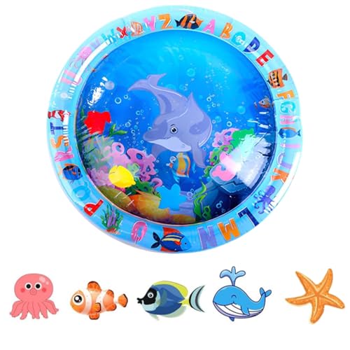 Ezranova Eine 65 cm robuste Wassermatte, sensorisches Spiel für Katzen, Babys, Kinder, Hunde, hält sie bequem bei Hitze, für den Innen- und Außenbereich geeignet Ezranova Eine 65 cm robuste Wassermatte, sensorisches Spiel für Katzen, Babys, Kinder, Hunde, hält sie bequem bei Hitze, für den Innen- und Außenbereich geeignet von Ezranova