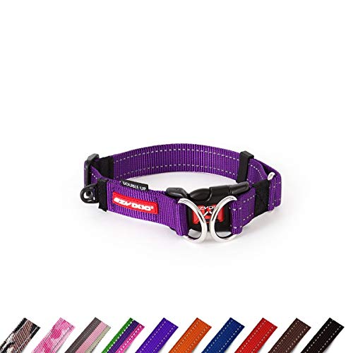 EzyDog Doppelter Kragen, Violett, Größe M (29 cm – 40 cm) von EzyDog