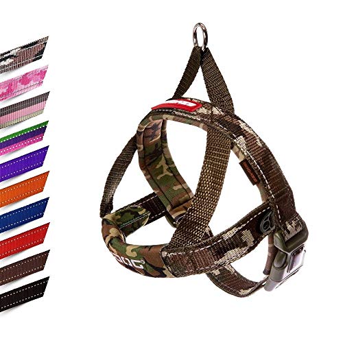EzyDog Quick Fit Hundegeschirr, Größe S, Tarnfarbenmuster EzyDog Quick Fit Hundegeschirr, Größe S, Tarnfarbenmuster von EzyDog