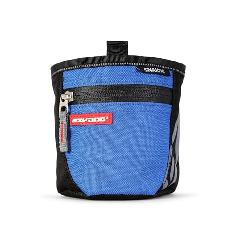EzyDog Snak Pak Treat Bag - Leckerlitasche 650ml für Hundetraining mit Magnetverschluss - Farbe: blau von EzyDog