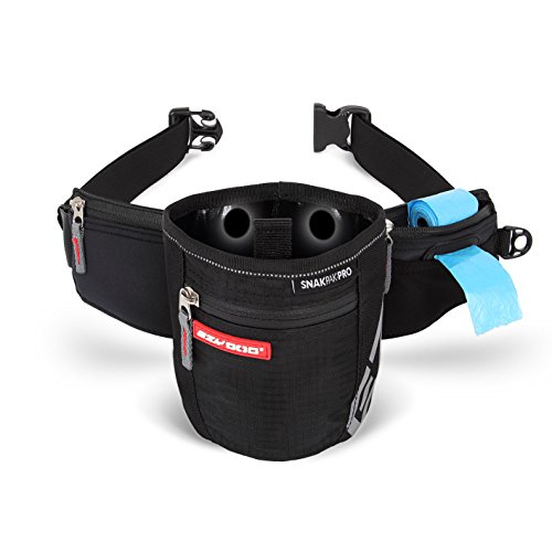 EzyDog SnakPak PRO Leckerlitasche - 750ml für Hundetraining mit Magnetverschluss - Farbe: schwarz von EzyDog