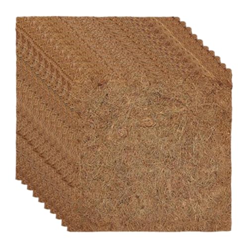 F Fityle 10 Stück Hühnernistunterlagen Hühnerlegematten Einstreu für Hühnerställe Weiche, Kratzfeste Premium-Nistkasteneinlagen, 30 cm X 30 cm von F Fityle