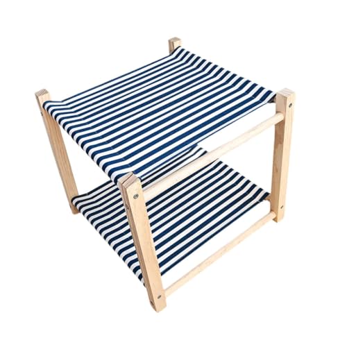 F Fityle 2-lagige Katzenhängematte aus Holz, erhöhtes Katzenbett, atmungsaktiv, bequem, tragbar, Katzenmöbel mit Holzrahmen für Hauskatzen, Kaninchen und F Fityle 2-lagige Katzenhängematte aus Holz, erhöhtes Katzenbett, atmungsaktiv, bequem, tragbar, Katzenmöbel mit Holzrahmen für Hauskatzen, Kaninchen und von F Fityle