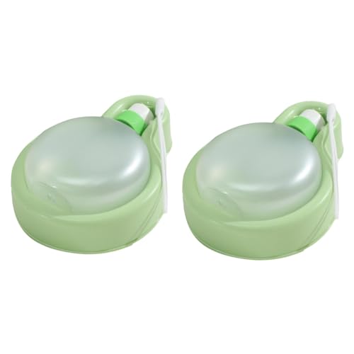 F Fityle 2X Wasserflasche für Hunde, faltbar, 350 ml, auslaufsicherer Wasserkocher, tragbarer Wasserbecher, Wasserspender für unterwegs mit Katzen, GrÜn F Fityle 2X Wasserflasche für Hunde, faltbar, 350 ml, auslaufsicherer Wasserkocher, tragbarer Wasserbecher, Wasserspender für unterwegs mit Katzen, GrÜn von F Fityle
