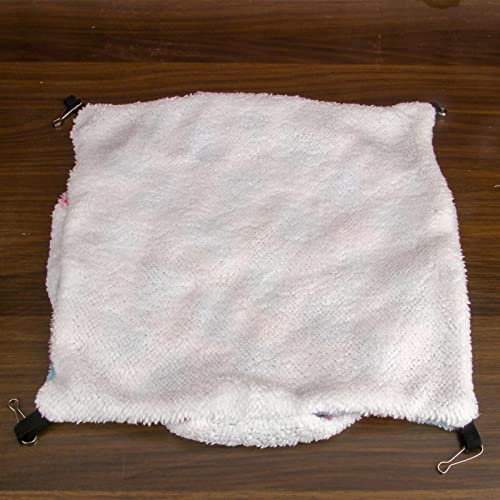 F Fityle 2xHamster Hängematte Bett Bettwäsche Doppel Schicht Nest für Kleine Pet Eichhörnchen Frettchen, 3 STK. von F Fityle