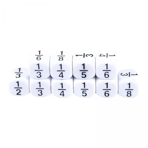 F Fityle 3X 10 Bruchwürfel Math Manipulatives Bruchzahlenwürfel Brüche Äquivalenz von F Fityle