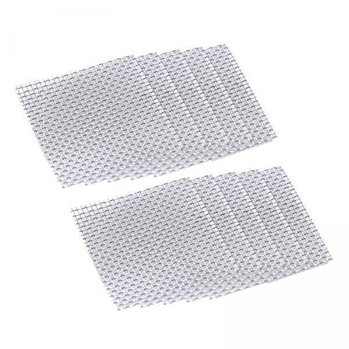 F Fityle 3X 10x Aquarium Drahtgeflecht Pad, Moospflanzen, Befestigungshalter, 8 X 8 cm, Aquarium Dekoration, Aquarium Zubehör, Langlebiges DIY Moosnetz von F Fityle