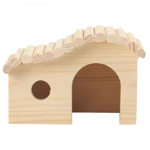 F Fityle 4X Hamsterhaus Aus Holz, Hamsterlebensräume, Deko, Unterschlupf, Handgefertigt, Käfigspielzeug, Kleintiere, Schlafhütte für Mäuse, Syrischer Hamster F Fityle 4X Hamsterhaus Aus Holz, Hamsterlebensräume, Deko, Unterschlupf, Handgefertigt, Käfigspielzeug, Kleintiere, Schlafhütte für Mäuse, Syrischer Hamster von F Fityle