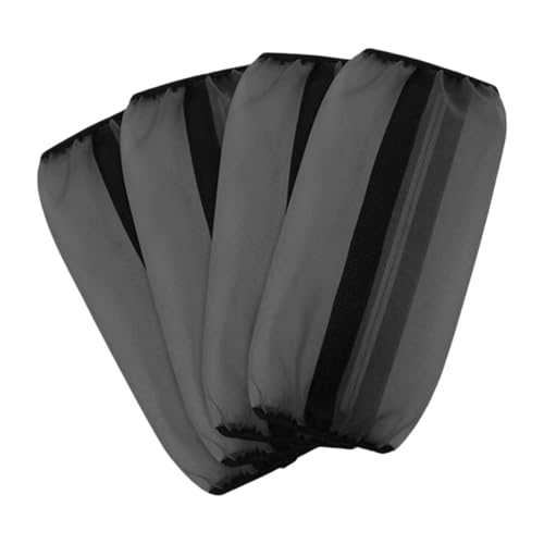 F Fityle 4X Horse Fly Stiefel Schützende Pferdebein lose Wraps atmungsaktiven stilvollen verhindern Fliegenpferde Leggings für Pferd, Schwarz von F Fityle