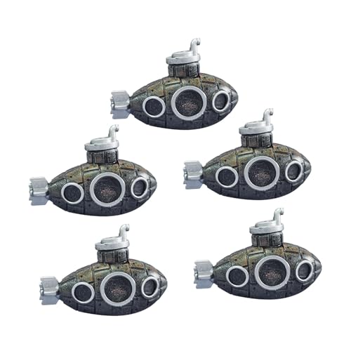 F Fityle 5 Stück Mini-Aquarium-Ornament, 5,1 x 3,3 cm, für Aquarium-Landschaft, leichtes PVC-Material, Kinderspielzeug, bronzefarben F Fityle 5 Stück Mini-Aquarium-Ornament, 5,1 x 3,3 cm, für Aquarium-Landschaft, leichtes PVC-Material, Kinderspielzeug, bronzefarben von F Fityle