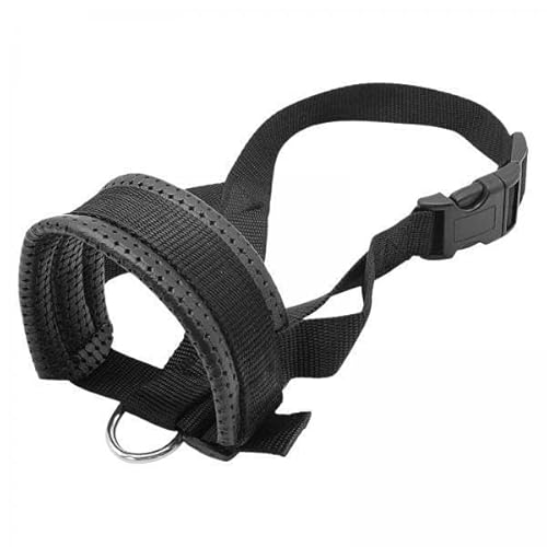 F Fityle 5X Weicher Maulkorb für Hunde Aus Nylon, Verstellbar, Verhindert beißen Und Kauen Zur Fellpflege, für Kleine, Mittelgroße Und Große Hunde F Fityle 5X Weicher Maulkorb für Hunde Aus Nylon, Verstellbar, Verhindert beißen Und Kauen Zur Fellpflege, für Kleine, Mittelgroße Und Große Hunde von F Fityle