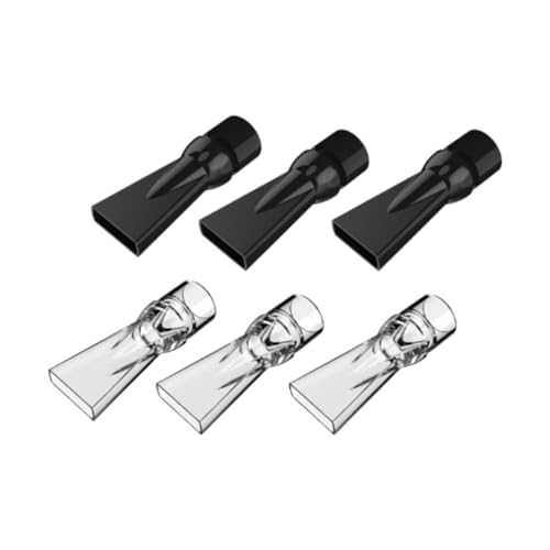 F Fityle Aquariumdüse, Aquariumzubehör, kompakt, einfach zu verwenden, Pumpendüse, Wasserauslassrohranschluss für Aquarien, Klar Schwarz 6 Stück von F Fityle