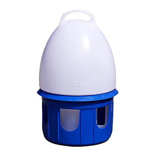 F Fityle Automatischer Vogel-Wasserspender Trinker Wasserfütterung im Freien, hängender Futterspender, Wassertopf, Behälter, Taubentränke für Papageien, 6 L D 19 cm H 35 cm von F Fityle