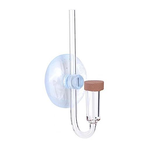 F Fityle CO2-Diffusor, CO2-Refiner, U-förmiges Rohr, Mini-Aquarium-Diffusor, CO2-Blasenmarkierung für Aquarium, Zubehör, Ausrüstung, Zubehör, S von F Fityle