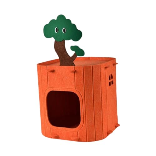 F Fityle Cat House Cat Condo einfach zu montieren Hütte Katzenmöbel Katzenbetthöhle geschlossene Bett zum Schlafen mehrerer Katzen ruhen Spielen, 33cmx33cmx26cm F Fityle Cat House Cat Condo einfach zu montieren Hütte Katzenmöbel Katzenbetthöhle geschlossene Bett zum Schlafen mehrerer Katzen ruhen Spielen, 33cmx33cmx26cm von F Fityle