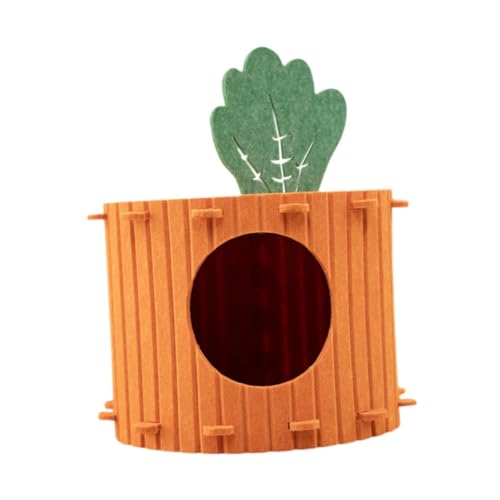 F Fityle Cat House Hideaway (leicht zu Montieren) für Kleine Und Mittlere Katzen Innenkatzen Bequeme Geschlossene Katzenbettkätzchen Schutzhaus, Kreis m von F Fityle