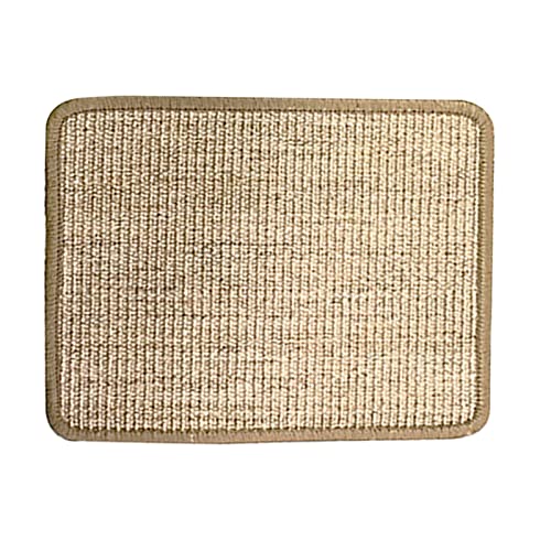 F Fityle Cat Scratcher Sisal Mat Soft Bettmatte Wear Resistant Rug Cat Scratch Pad for Grind Claws Furniture Protection Pet Supplies, 30 cm x 40 cm von F Fityle