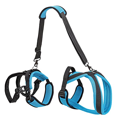 F Fityle Dog Lift Harness Support Verstellbare atmungsaktive Riemen mit Griff Lifter Zubehör Helfer für Pet Mobility Walk Old Dogs Climb Jump, S von F Fityle