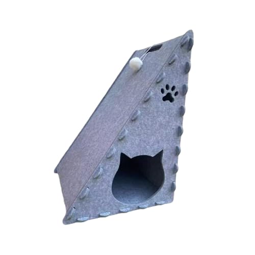 F Fityle Dreieck Katze Kratzer Interaktiver Möbelschutzkatze Kratzer -Board -Mahlklauen zum Fangen des Kletternkätzchens, Grau F Fityle Dreieck Katze Kratzer Interaktiver Möbelschutzkatze Kratzer -Board -Mahlklauen zum Fangen des Kletternkätzchens, Grau von F Fityle