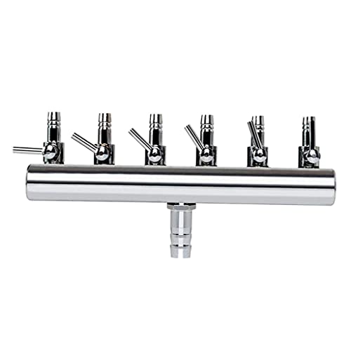 F Fityle Edelstahl-Luftstrom-Splitterhebel-Steuerventil für Aquarien, 6 Weg F Fityle Edelstahl-Luftstrom-Splitterhebel-Steuerventil für Aquarien, 6 Weg von F Fityle