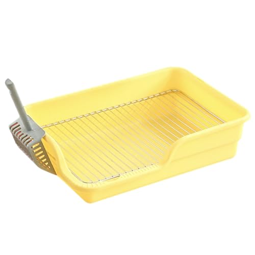 F Fityle Edelstahl-Mesh-Gitter, Haustier-Trainingstoilette, Hundetöpfchen-Tablett für den Innenbereich, langlebige Haustier-Trainingsunterlagen, Halter, Gelber Abstand 18 mm F Fityle Edelstahl-Mesh-Gitter, Haustier-Trainingstoilette, Hundetöpfchen-Tablett für den Innenbereich, langlebige Haustier-Trainingsunterlagen, Halter, Gelber Abstand 18 mm von F Fityle