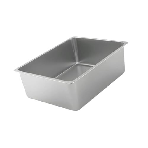 F Fityle Edelstahl -Stahl -Müllbox Kätzchen Offene Töpfchen Kätzchen Katzentoilette Katze Sandkasten Haustierdrüsenschale für Outdoor Hamster Frettchen F Fityle Edelstahl -Stahl -Müllbox Kätzchen Offene Töpfchen Kätzchen Katzentoilette Katze Sandkasten Haustierdrüsenschale für Outdoor Hamster Frettchen von F Fityle