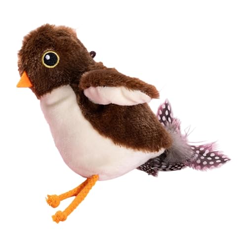 F Fityle Flapping Vogelkatze Spielzeug, simulieren für Haustiere, Playtimes Activity Haustier Training, Klappflügel, zwitschernde Vogelkatze Spielzeug, Style B von F Fityle