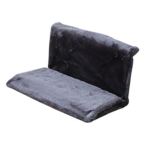 F Fityle Gemütliches Katzenbett mit faltbarem Drahtgestell für Schlafen, Spielen und Faulenzen, Grau von F Fityle