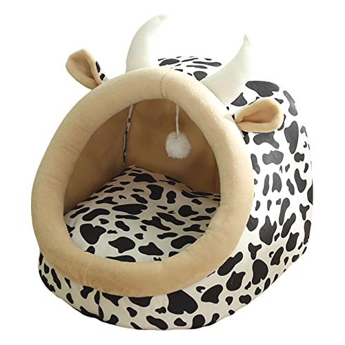 F Fityle Gemütliches Schlafbett für Katzen, 35x35x31cm, bunt gestreift F Fityle Gemütliches Schlafbett für Katzen, 35x35x31cm, bunt gestreift von F Fityle