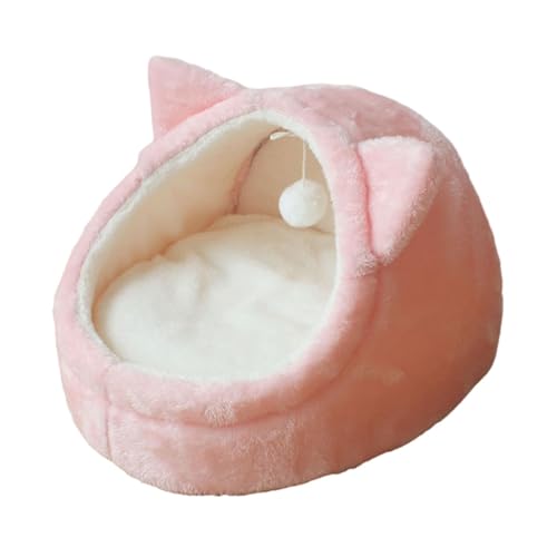 F Fityle Halbgeschlossenes Haustier-Katzennest, Katzenbett, Höhle, Schlummerhütte, Heimtierbedarf, Katzenzelt, Haus, selbsterwärmend, für Katzen, Hunde, Rosa klein F Fityle Halbgeschlossenes Haustier-Katzennest, Katzenbett, Höhle, Schlummerhütte, Heimtierbedarf, Katzenzelt, Haus, selbsterwärmend, für Katzen, Hunde, Rosa klein von F Fityle