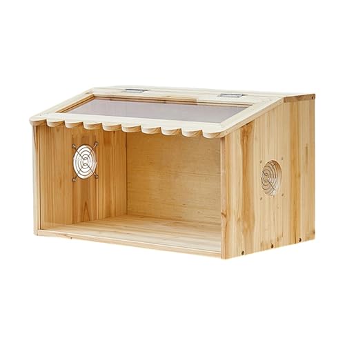 F Fityle Hamster Broodter Box Mäuse Ratte Lebensraum, Holz, kleine Tiere Lebensraumdekor, Rutin -Fütterungsbox Hamster Zuchtbox für Chinchillas F Fityle Hamster Broodter Box Mäuse Ratte Lebensraum, Holz, kleine Tiere Lebensraumdekor, Rutin -Fütterungsbox Hamster Zuchtbox für Chinchillas von F Fityle