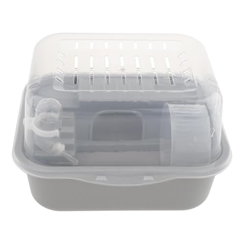 F Fityle Hamster Käfig Kleiner Haustierkäfig, Multifunktion, Meerschweinchen -Käfig Villa Hamster Lebensraum für Mäuse Ratten Rennmäuse Hamster kleine Tiere, Grau von F Fityle