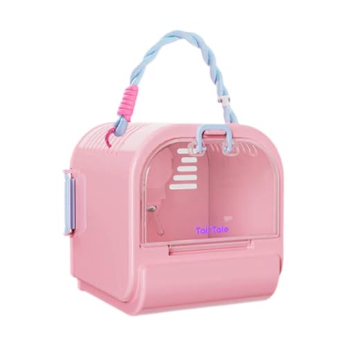 F Fityle Hamster-Tragetasche, Hamster-Reisetasche, Lebensraum-Zubehör, transparenter großer -Käfig für Mäuse und kleine Tiere F Fityle Hamster-Tragetasche, Hamster-Reisetasche, Lebensraum-Zubehör, transparenter großer -Käfig für Mäuse und kleine Tiere von F Fityle