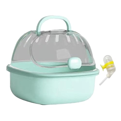 F Fityle Hamster-Tragetasche, Käfig, Kleintier-Tragekäfig, Meerschweinchenkäfig mit Wasserflasche, Haustier-Auslaufkäfig für Mäuse, Frettchen, Außenbereich, Blau F Fityle Hamster-Tragetasche, Käfig, Kleintier-Tragekäfig, Meerschweinchenkäfig mit Wasserflasche, Haustier-Auslaufkäfig für Mäuse, Frettchen, Außenbereich, Blau von F Fityle