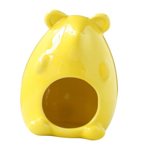 F Fityle Hamsterversteck, Versteck, Haus, Kleintierversteck, Versteck, kleine Hütte, Haustierbett für Rennmäuse, Mäuse, Eichhörnchen, Igel, Ratten, Gelb F Fityle Hamsterversteck, Versteck, Haus, Kleintierversteck, Versteck, kleine Hütte, Haustierbett für Rennmäuse, Mäuse, Eichhörnchen, Igel, Ratten, Gelb von F Fityle