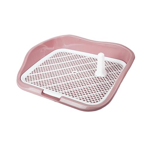 F Fityle Haustier-Hundetoilette, Haustier-PIPI-Toilette, tragbare Trainer-Ecke, leicht zu reinigen, für Heimtierbedarf, Kaninchen, Katzen, kleine, mittlere und, ROSA F Fityle Haustier-Hundetoilette, Haustier-PIPI-Toilette, tragbare Trainer-Ecke, leicht zu reinigen, für Heimtierbedarf, Kaninchen, Katzen, kleine, mittlere und, ROSA von F Fityle