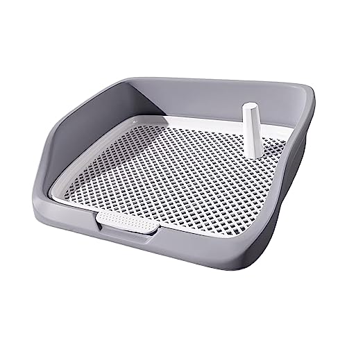 F Fityle Welpen Toilette für Hunde, Indoor Hundetöpfchen Tablett, Indoor-Welpentraining, Hunde WC für Zuhause, Welpentöpfchen Tablett, Haustier-Katzentoiletten-Reinigungswerkzeug für Wohnung, GRAU F Fityle Welpen Toilette für Hunde, Indoor Hundetöpfchen Tablett, Indoor-Welpentraining, Hunde WC für Zuhause, Welpentöpfchen Tablett, Haustier-Katzentoiletten-Reinigungswerkzeug für Wohnung, GRAU von F Fityle
