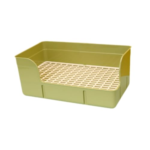 F Fityle Haustier Kaninchenstrauder Käfig, Toilettenbettwäschungsbox Frettchen Meerschweinchen -Töpfchenschale, Kaninchen -Urinal -Tablett Töpfchenzug für, GrÜn F Fityle Haustier Kaninchenstrauder Käfig, Toilettenbettwäschungsbox Frettchen Meerschweinchen -Töpfchenschale, Kaninchen -Urinal -Tablett Töpfchenzug für, GrÜn von F Fityle