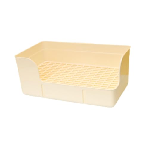 F Fityle Haustier Kaninchenstrauder Käfig, Toilettenbettwäschungsbox Frettchen Meerschweinchen -Töpfchenschale, Kaninchen -Urinal -Tablett Töpfchenzug für, Weiß F Fityle Haustier Kaninchenstrauder Käfig, Toilettenbettwäschungsbox Frettchen Meerschweinchen -Töpfchenschale, Kaninchen -Urinal -Tablett Töpfchenzug für, Weiß von F Fityle