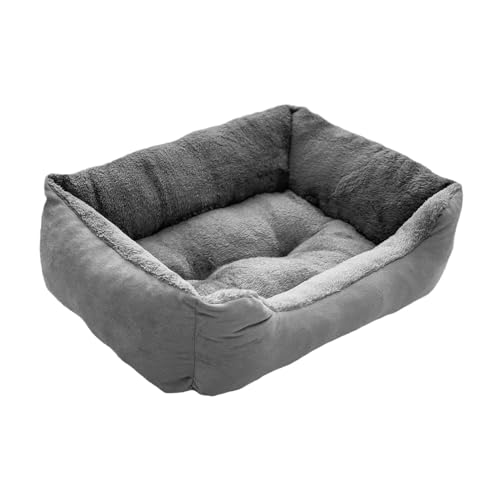 F Fityle Haustier-Katzennest, Haustiercouch, Herbst-Winter-Schlafen, selbstwärmend, waschbar, weich, rechteckig, Hundebett, Haustierbett für Welpen, Katzen, S F Fityle Haustier-Katzennest, Haustiercouch, Herbst-Winter-Schlafen, selbstwärmend, waschbar, weich, rechteckig, Hundebett, Haustierbett für Welpen, Katzen, S von F Fityle